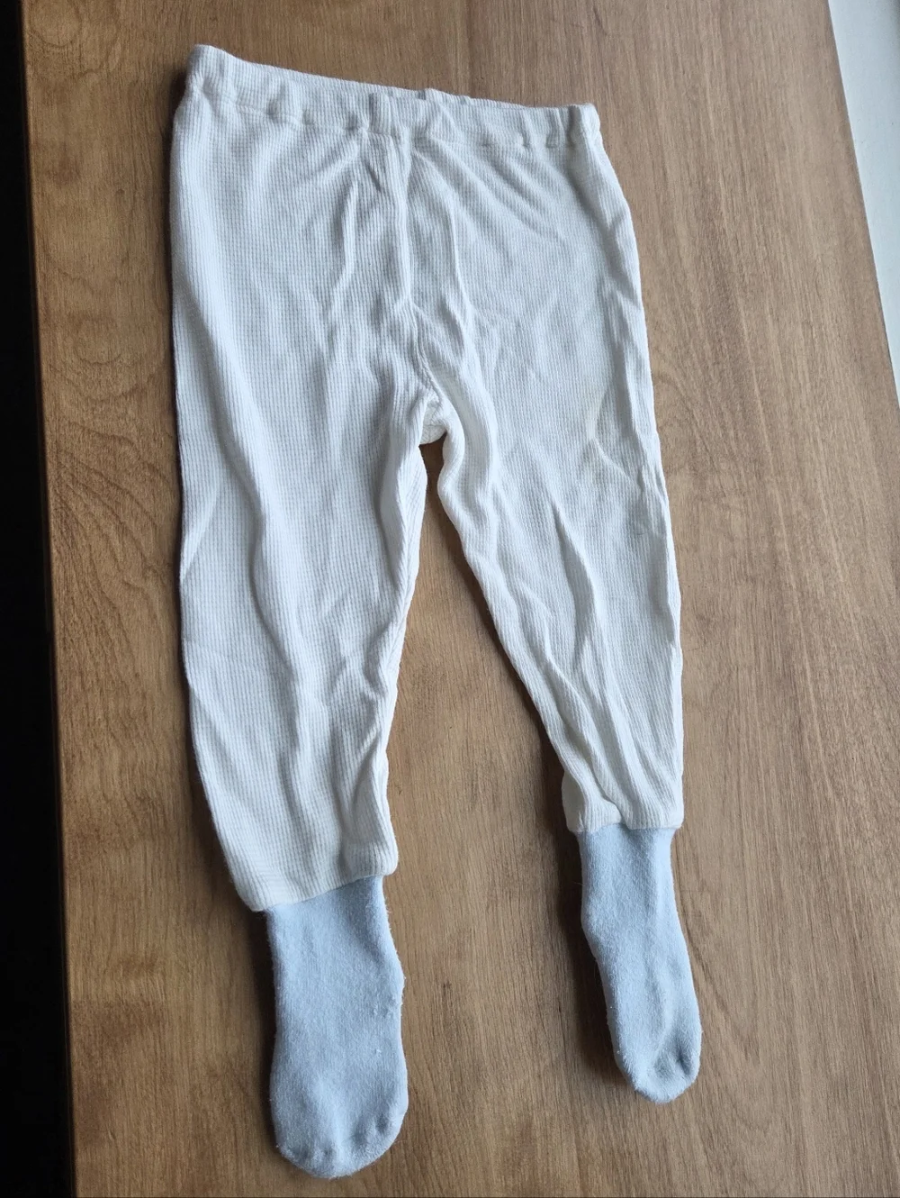 Baby Undersocks Made In The Usa Pants W/ Attached Foot W/ Grip 12-18M